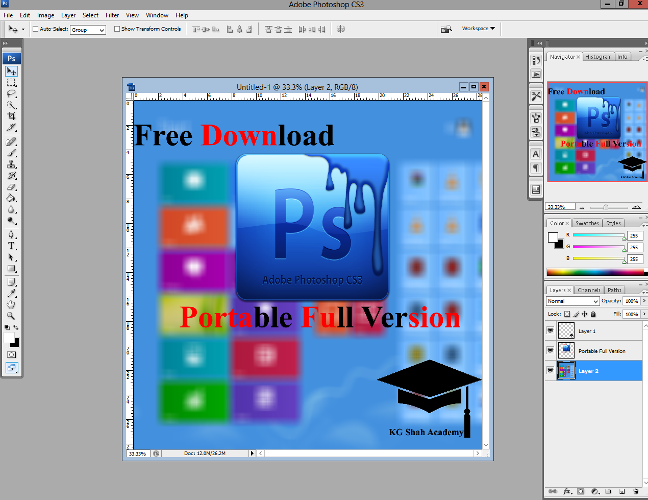 free download photoshop cs3 32 bit
